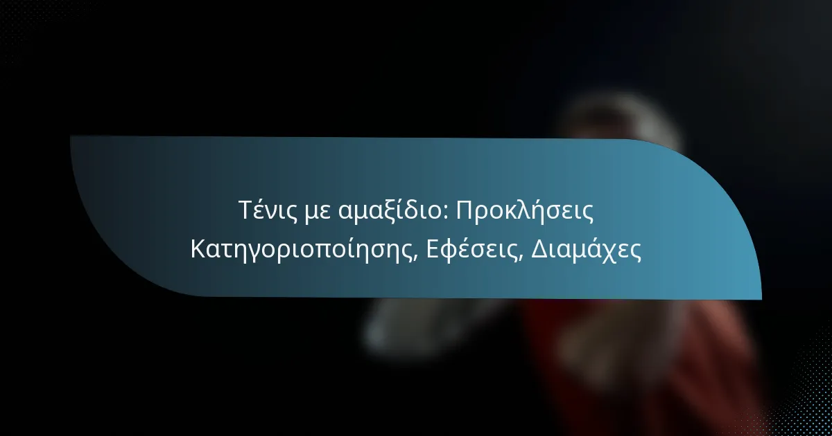 Τένις με αμαξίδιο: Προκλήσεις Κατηγοριοποίησης, Εφέσεις, Διαμάχες